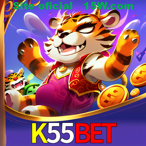 Imagem promocional da K55Bet mostrando a plataforma e suas vantagens